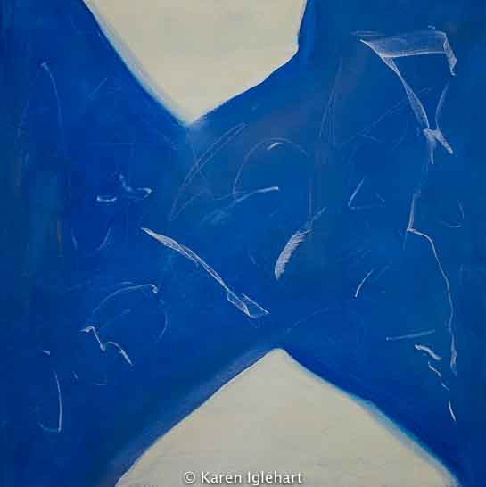 Conversation in Blue